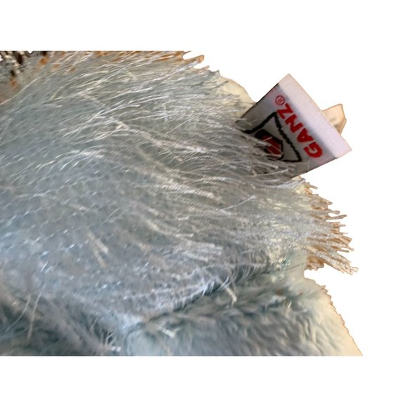 Ganz Webkinz Plush Rhino Blue Fluffy Fuzzy HM196 9.5 in Length Stuffed Animal Do - Picture 4 of 6